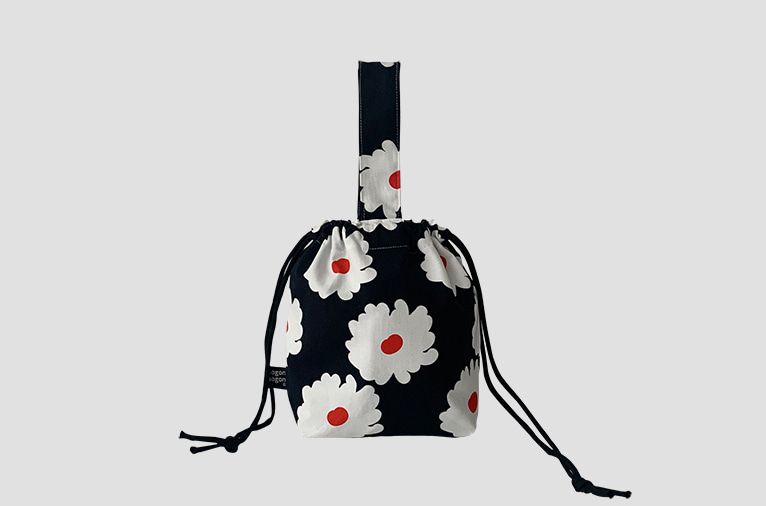 [소곤소곤] floral string bag (3차입고)