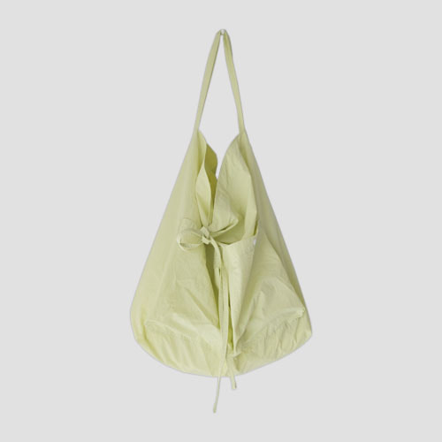 [projet] two pockets easy bag lime (4차입고)