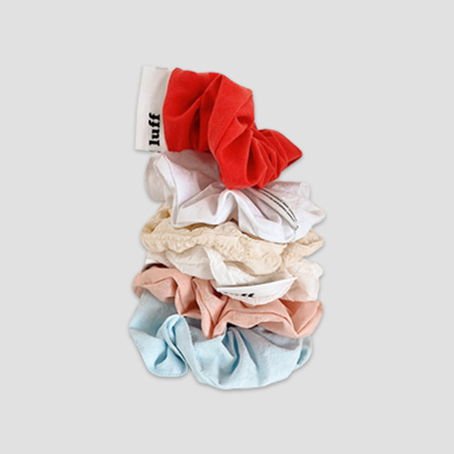[LUFF] Cotton scrunch - 7가지 색상
