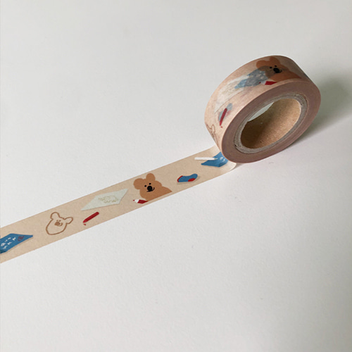 [다이노탱] Pencil Quokka Masking Tape