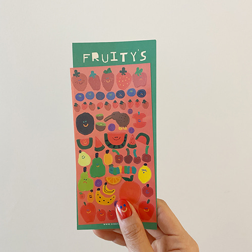[다이노탱] Fruity&#039;s Glitter Sticker