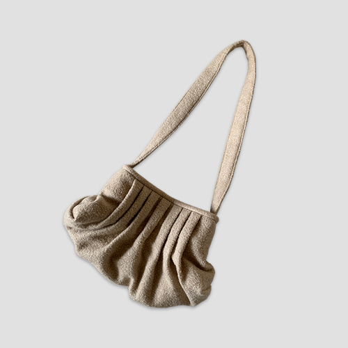 [makeforests] Beige clam bag - large