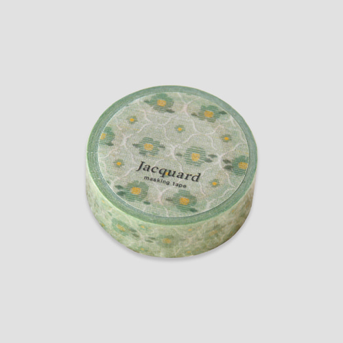 [BOKI] Jacquard Masking Tape - Mint Flower (시즌마지막수량)