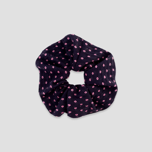 [hrhrart] cotton scrunchie_pink dot (마지막수량)