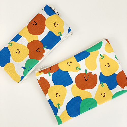 [ppp studio] emotion fruits pouch - 2종 (4차입고)