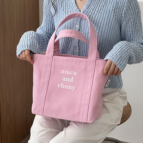 [무쿠앤에보니] Neat Bag - pink